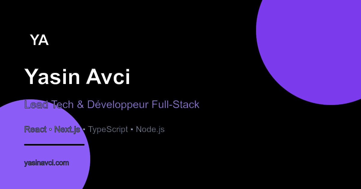 Architecture de composants React : du chaos à la clarté - Blog Yasin Avci